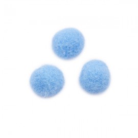 Pompon 10mm Lichtblauw