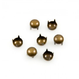 Studs Rond 6mm Brons