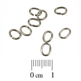 Montagering Ovaal 7x5mm Nickel Plated