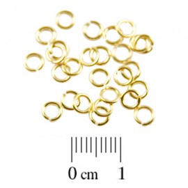 Montagering 4mm Goud