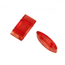 Carrier Beads 17x9mm Rood