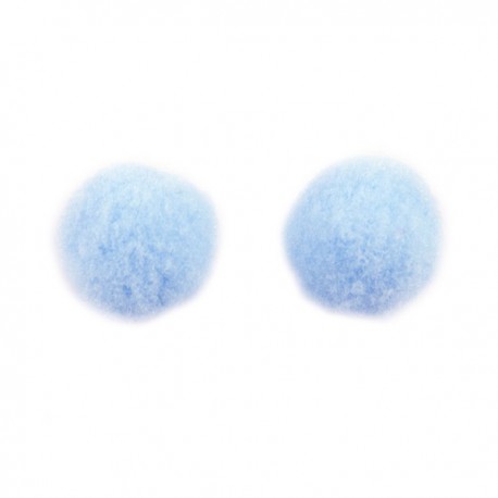 Pompon 15mm Babyblauw