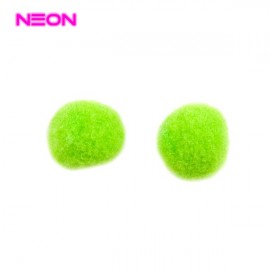 Pompon 15mm Neongroen
