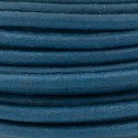 Lederen Koord 2mm Staalblauw