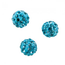 Polymeerkraal 10mm Turquoise