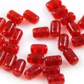Rulla Beads Transparent Red