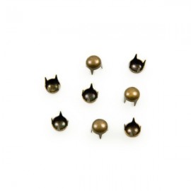Studs Rond 4mm Brons