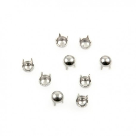 Studs Rond 4mm Nickel-plated