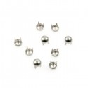 Studs Rond 4mm Nickel-plated