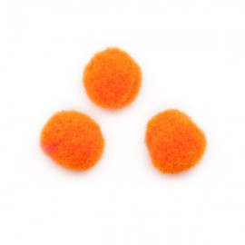 Pompon 10mm Oranje