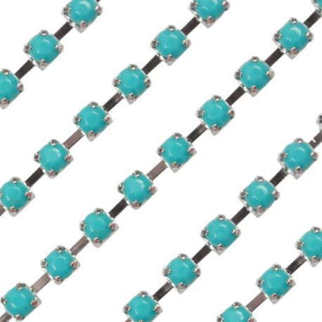 Cupchain S - 3mm Opaque Turquoise