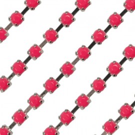 Cupchain S - 3mm Opaque Indian Pink