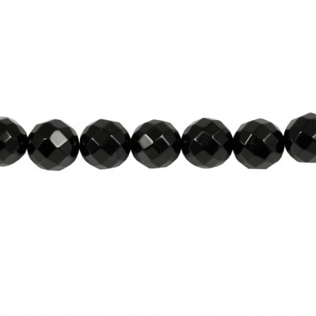 Facet Rond 10mm Onyx