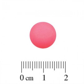 Polaris Cabochon Rond 12mm Matte Indian Pink